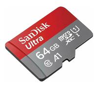 (64gb + Adapter) SanDisk Ultra Micro SD Memory Card 16GB to 256GB, 120MB/s, A1 UHS-I, Full HD/4K