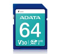 64GB AData Premier Pro SDXC Memory Card UHS-I U3 CL10 V30 4K Ultra HD