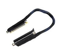 64GB Bandwidth PCIE5.0 X16 RISERS Extension Cable 180 Degree Bend Design for PC Build Silver Plate Connectors