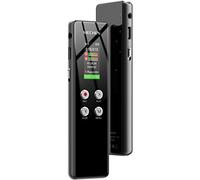 64GB Digital Voice Recorder: Voice-Activated Recording with Playback - Ideal Audio Device for Lectures, Meetings & Interviews | Dictaphone, MP3 Player, A-B Repeat & Password Protection