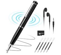 64GB Digital Voice Recorder - with AI-Intelligent Noise Reduction, Professional Voice Activated Sound Audio Tape Recorder Device for Lectures, Meetings, Work, Interviews