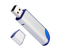 64GB FAT32 USB 2.0 Flash Drive, USB Memory Stick with Protective Cap & Keyring, Pen Drive for Game Capture Card/Cassette Player/PC/Laptop, External Photo/Video/Data Backup with LED Indicator (White)