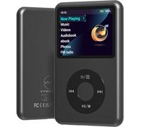 64Gb Mp3 Player with Bluetooth Y1 Portable Music Digital Players Supports Playlist Audiobook Video Nice Gadget for Kids Black