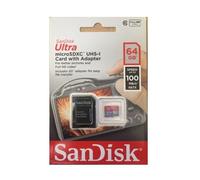 SanDisk Ultra 64GB Imaging Microsdxc Memory Card+SD Adapter - New (491)