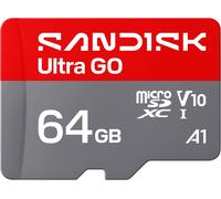 64GB SanDisk Ultra Go Micro SD (SDXC) Memory Card - U1, V10, A1, 140MB/s R