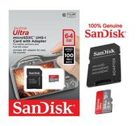 (64gb) SanDisk Ultra Micro SD Memory Card 16GB to 256GB, 120MB/s, A1 UHS-I, Full HD/4K