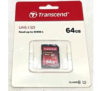 64GB TRANSCEND TS64GSDU1 PREMIUM CLASS 10 SDHC UHS-I SD Card