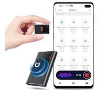 64GB Voice Recorder, Voice Activated Recorder Recording Device with AI Noise Cancellation and 750 Hour Storage (64GB)
