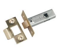 64mm (2 1/2") Tubular Mortice Latch Polished Brass