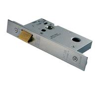 64mm Architectural Upright Latch Square Forend Satin Stainless Steel