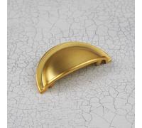 64mm Dark Brass Cabinet Cup Handle for Kitchen Cupboard Door Drawer Pull Wardrobe Bedroom Bathroom Furniture Replacement