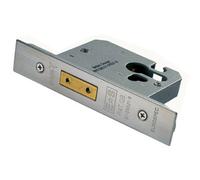 64mm Euro Profile Deadlock Strike Plate Included Satin Stainless Steel