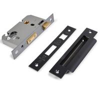 64mm Euro Profile Sashlock UKCA/CE Fir Matte Black | 64mm Euro Profile Sashlock | UKCA/CE Certified | Fir Security Lock | Durable Door Hardware | Matte Black Finish