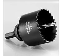 64mm HSS Hole Saw, M42 Bi-Metal Wood Hole Dill Bit, Round drill Cutter for Pipe Vent, Plasterboard, Plastic and Copper