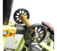 64mm Lightweight Easy Wheels For BROMPTON in BLACK