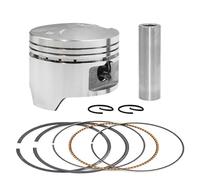 64mm Motorcycle STD +25 +50 Piston Ring Kit Compatible With 400 VLS400 VLX400 VRX400 NV400 NC25E NC26 NC34 NC25 E(1 SET 64.5MM)