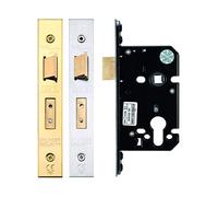 64mm PVD Brass UK Euro Cylinder Mortice Sashlock | ZUKS64EPPVD