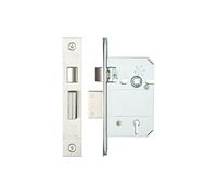 64mm Satin Stainless Steel British Standard 5 Lever Sashlock |ZBSS64SS