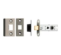 64mm Tubular Mortice Door Latch Bolt Through Square Forends Matt Bronze