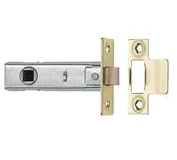 64mm Tubular Mortice Latch Brass