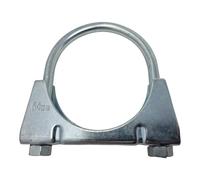 64mm Universal U Bolt Exhaust Clamps - Heavy Duty Clamp & Nuts (Pack of 2)