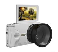 64MP 4K Compact Digital Camera with 180° Flip Screen, 18X for zoom