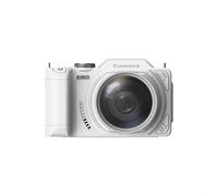 64MP 4K Digital Camera, 3-Inch HD Flip Screen, 18x Zoom Built-in WiFi for Quick Social Media Uploads for Selfies & Vlogging(White)