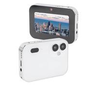 64MP 4K Digital Camera, Touch Screen Vlogging Camera for YouTube with Flash, 3600mAh Battery, 3 Lens