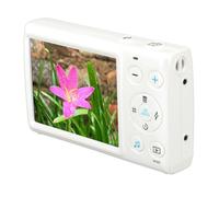 64MP 4K Digital Camera with Autofocus & 18X Zoom, 2.8 Screen Compact Travel Camera for & Streaming, Ideal Photography (White)
