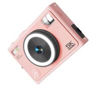 64MP 5K Digital Camera Double Lens With Autofocus And Beauty Filter 5K 4608x2560 For Clearly Images Video Blogging Rechargeable Battery Camera