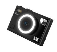 64MP 5K Digital Camera Double Lens With Autofocus And Beauty Filter 5K 4608x2560 For Clearly Images Video Blogging Rechargeable Battery Camera