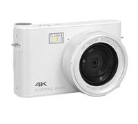 64MP Autofocus Vlogging Camera, Digital Camera, 3.0inch TFT LCD Touchscreen Auto Focus 18X Digital Zoom 4K Vlogging Camera for Live Streaming and Webcasting (White)