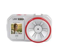 64MP Digital Camera, 18X Zoom Autofocus Selfie Camera with HD Double Screen for Photography, Portable Travel Video Camcorder for Beginners Kids (Silver)