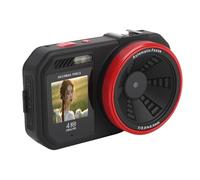 64MP Digital Camera, 18X Zoom Autofocus Selfie Camera with HD Double Screen for Photography, Portable Travel Video Camcorder for Beginners Kids (Black)