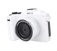 64MP Digital Camera, 4K Front Rear Dual Lens Auto Focus 3in Color Screen Anti Shake Portable Compact Students Camera, Clear Images, Live Streaming