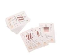 64pcs I Ching Divination Card with Guide Ancient Chinese Coins Design for Tarot Reading Self Discovery and Personal Growth Easy to Understand for Beginners and Experts