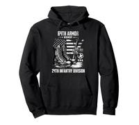 64th Armor Regiment 24th Infantry Division Military Veteran Pullover Hoodie