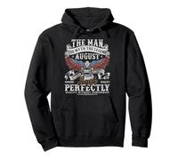 64th Birthday Gifts August 1961 Men Funny 64 Years Old 1961 Pullover Hoodie