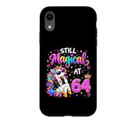 64th Birthday Women Cute Unicorn Still Magical At 64 Party Case for iPhone XR