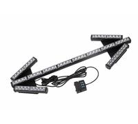 64W DC12V-24V Truck LED Indicator Arrow Flashing Direction Signs Arrow Light for Construction Vehicles Sweepers Water Carts and Wreckers (24")