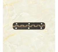 65 * 15Mm Blue Bronze Long Iron Sheet Packaging Hardware 6 Holes Hinge Eye Hinge Thickness 07(Antique Brass)