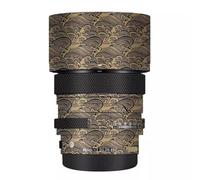 65 2 Lens Skin Vinyl Wrap Film Camera Protective Sticker for Sigma 65mm F2 DG DN fit for Sony Mount Photography Accessories(Wave Gold)