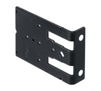 65.5300 Cabinet Hinge Jig Installation Plate Boring Template Mounting Plate Drill Guide for Precise Drilling Alignment Professional DIY Tool Black