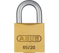 ABUS padlock brass 65/60 - Cellar lock, locker lock and much more - Brass lock body - Hardened steel shackle - ABUS security level 6