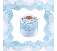65.6ft Cloud Border Trim, Whimsical Blackboard Decor, Perfect for Classrooms, Offices & Parties