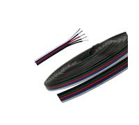 65.6FT18 Gauge RGBW LED Strip Extension Cable 18AWG 5pin 5 Color Stand Electrical Flexible 20M Wire Extension Cord for RGBW RGBWW LED Ribbon Lamp Tape Lighting
