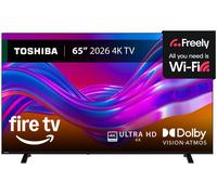 Toshiba 65" UF26 Fire 4K HDR TV, TRU Picture Engine, HDR10, Dolby Vision & Atmos, Freely, DTS Virtual X, Alexa Voice Remote
