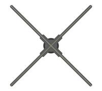 65/80/100CM 3D WiFi Hologram Projector Hologram Image Projector Fan LED Hologrom Advertising Machine(Type 65)