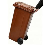 65 Gallon Portable Outdoor Trash Can with Wheels Large Garbage Bin with Lid Ideal for Patio Backyard Deck Commercial Use - and Convenient Trash Solution