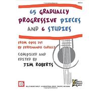 65 Gradually Progressive Pieces and 6 Studies. Sheet Music for Guitar